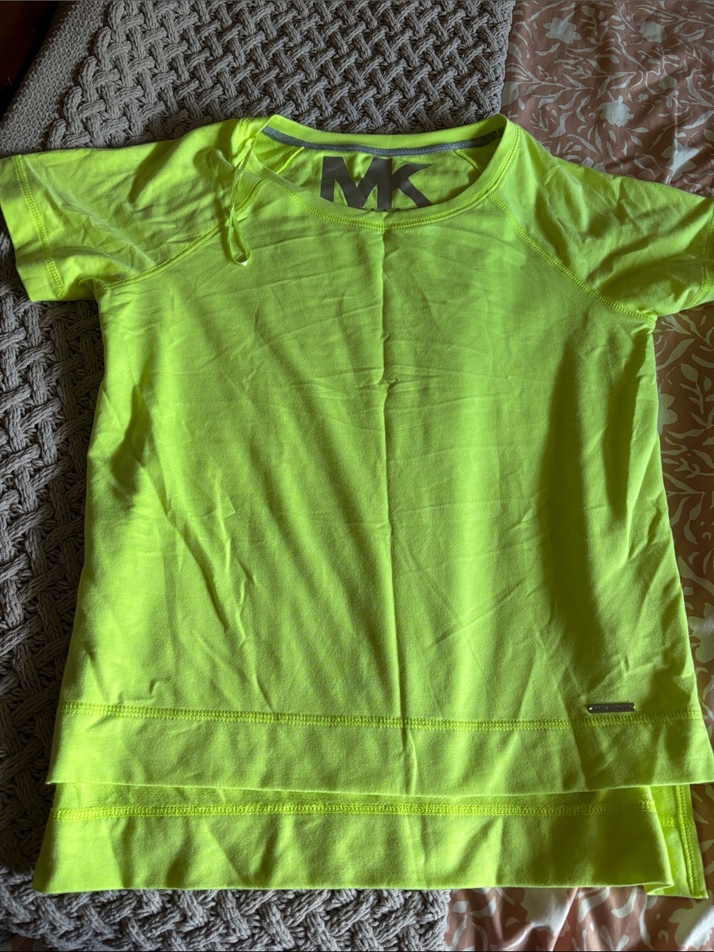 Michael Kors Kids Neon Lime Short Sleeve Tee